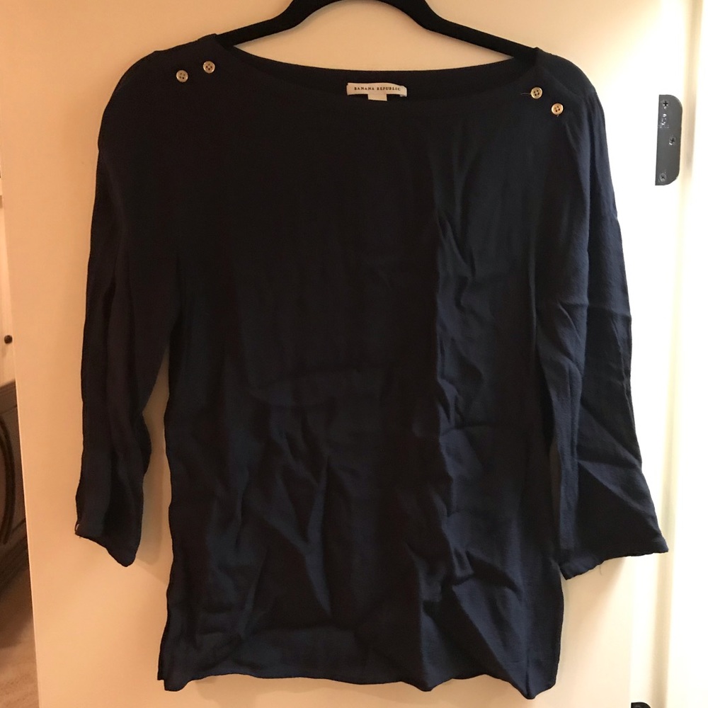 Navy Blouse - image 1